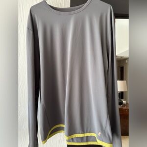 Cotopaxi Sombra Long-Sleeve Sun Shirt. Gray with Yellow Accent. Like NEW.